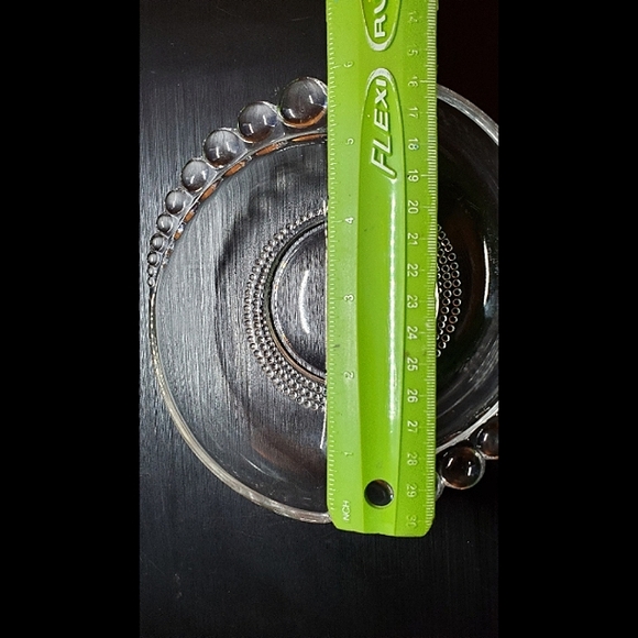 Hazel-Atlas Vintage Beaded Edge, Divided Candy Dish - Picture 9 of 9